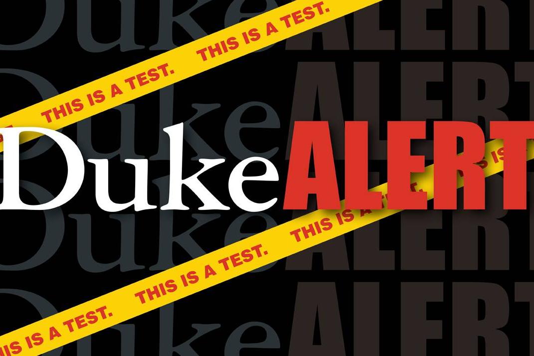 DukeALERT Test